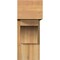 Ekena Millwork Westlake Block Rough Sawn Bracket w/ Offset Brace, Western Red Cedar, 8"W x 20"D x 20"H BKT0806X20X20WTL05RWR - alternate 2